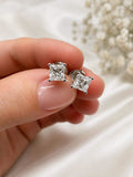 Princess Cut Diamond Studs