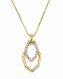 Geometric Diamond Pendant