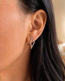 Geometric Diamond Earrings