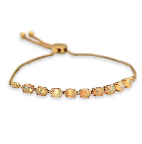 Adjustable Opal Bracelet