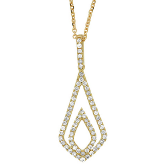 Yellow Gold Diamond Pendant