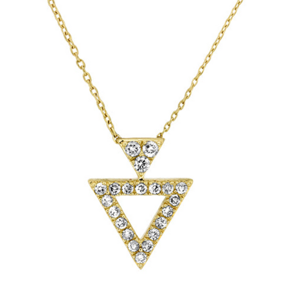 Yellow Gold Diamond Necklace