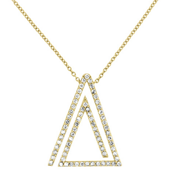 Geometric Diamond Necklace