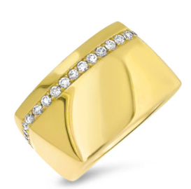 Bold Yellow Gold Fashion Ring