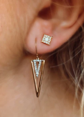 Adorable Diamond Dangle Earring
